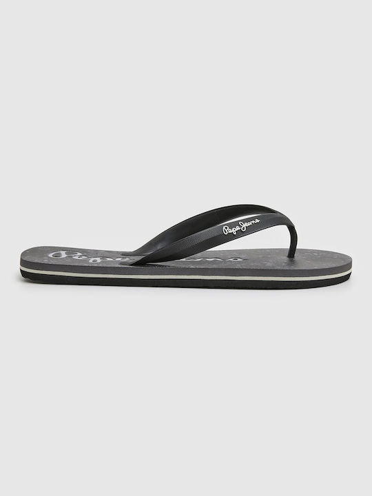 Pepe Jeans Herren-Flip-Flops Schwarz