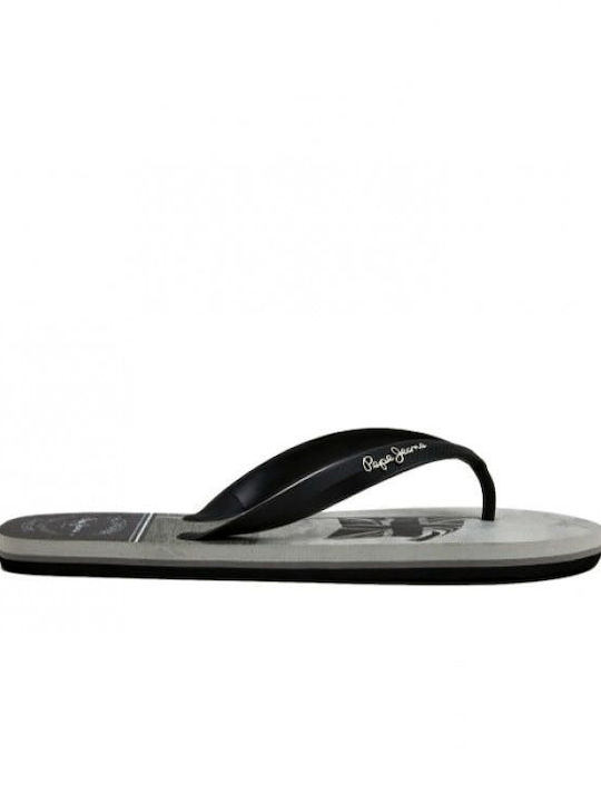 Pepe Jeans Whale Sea Herren-Flip-Flops Schwarz