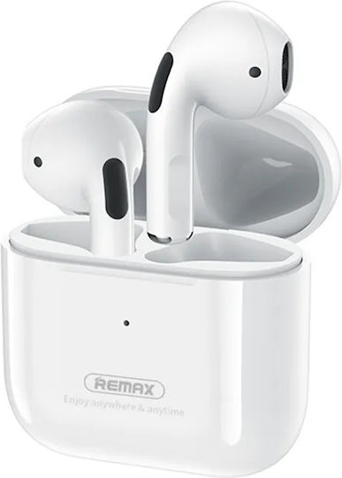 Remax TWS-10 Earbud Bluetooth Handsfree Earphones with Charging Case White