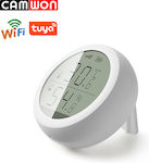 Camwon WiFi Temperatursensor Batteriebetrieben in Weiß Farbe 4001002