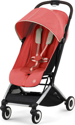 Cybex Orfeo Adjustable Baby Stroller Suitable for Newborn Hibiscus Red 6.3kg