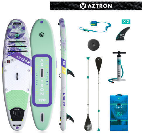 Aztron Soleil Φουσκωτή Σανίδα SUP / Windsurf με Μήκος 3.35m Πράσινη