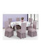 Beauty Home 8601 Elastische Abdeckung für Stuhl Lila 6Stück 2023860100039