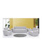 Beauty Home 8600 Set of Elastic Sofa Covers Grey Light 3pcs 2023860000018