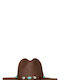 Funky Buddha Wicker Women's Hat Brown