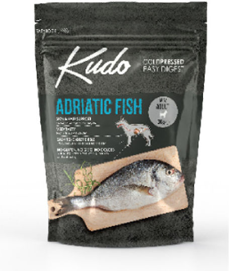 Kudo Adriatic Fish Mini Adult 3kg Trockenfutter Diät für erwachsene Hunde kleiner Rassen mit Fisch