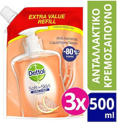 Dettol Grapefruit Refill Pouch 3x500ml