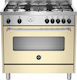 La Germania Gasherd 115Es B96.5cm. Beige