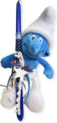 Easter candle smurf 32cm