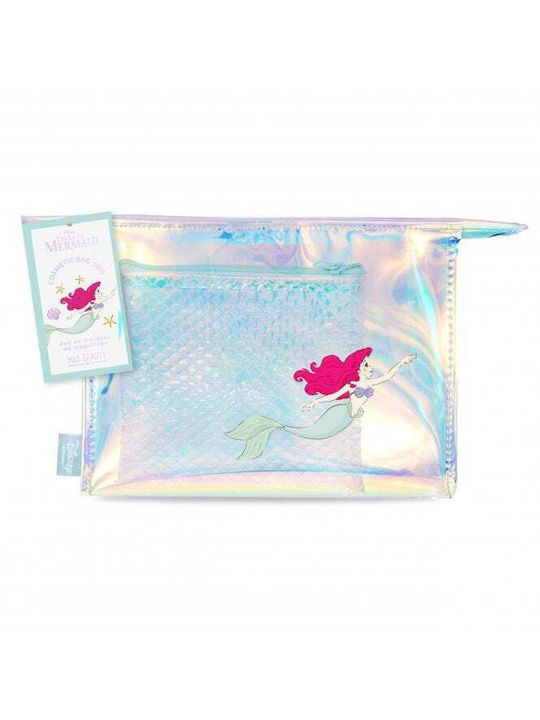 Mad Beauty Set Toiletry Bag Little Mermaid in Silver color