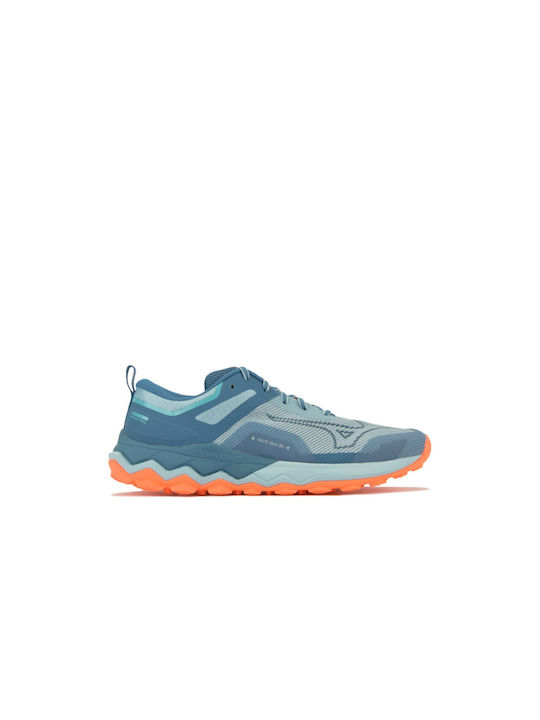 Wave Ibuki 4 Ανδρικά Αθλητικά Παπούτσια Trail Running Blue Ashes / Light Orange