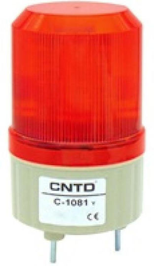 Cntd Φάρος Συστημάτων Συναγερμού με Κόκκινο LED Φως 12V 8.5x16εκ.