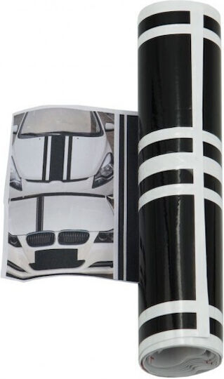 Car Tape Stickers 180 x 18cm in Black Color 1pcs