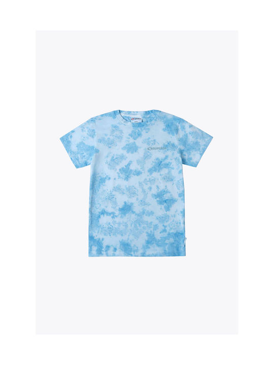 Superga Kids T-shirt Light Blue