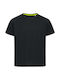 Stedman Kinder-T-Shirt Schwarz