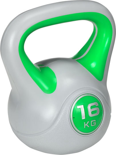 Sportnow A91-255V07GN Kettlebell от PVC 16кг Зелен
