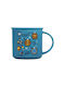 Half Moon Bay Mr DNA Mug Ceramic Blue 430ml