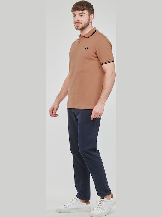 Fred Perry Polo Kurzarmbluse Orange
