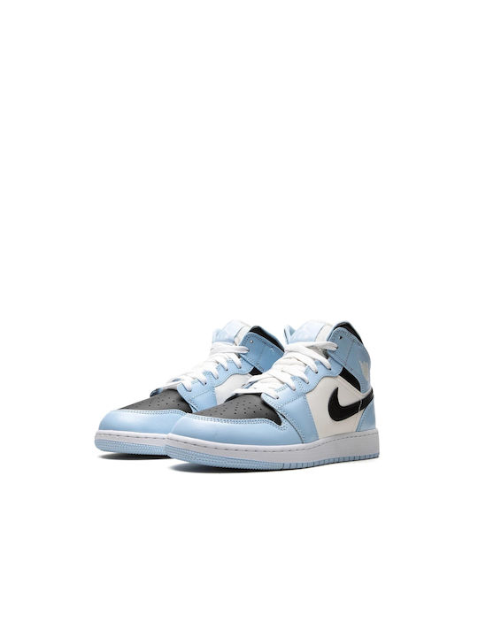 Nike Παιδικά Sneakers High Air Jordan για Αγόρι Ice Blue