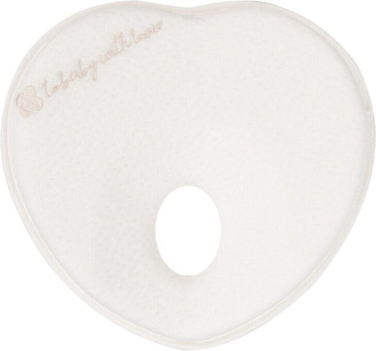 Kikka Boo Βρεφικό Μαξιλάρι Πλαγιοκεφαλίας Memory Foam Ergonomic Heart Λευκό 22x21εκ. Kikka Boo Βρεφικό Μαξιλάρι Πλαγιοκεφαλίας Memory Foam Ergonomic Heart Λευκό 22x21εκ.