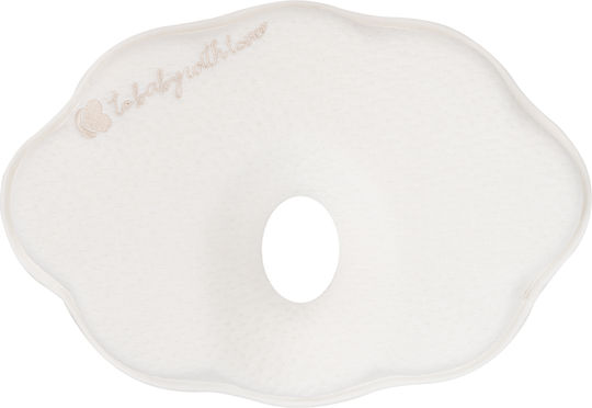 Kikka Boo Ergonomic Clouds Baby Plagiocephaly Pillow Memory Foam White 26x29cm