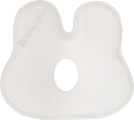 Kikka Boo Ergonomic Bunny Baby Plagiocephaly Pillow Memory Foam White 24x22cm
