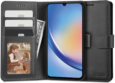 Tech-Protect Brieftasche Silikon Schwarz (Galaxy A34)
