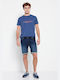 Funky Buddha Herrenshorts Jeans Marineblau