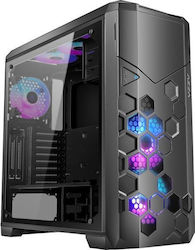 Azza STORM 6000-ARGB Jocuri Turnul complet Cutie de calculator cu fereastră laterală Negru
