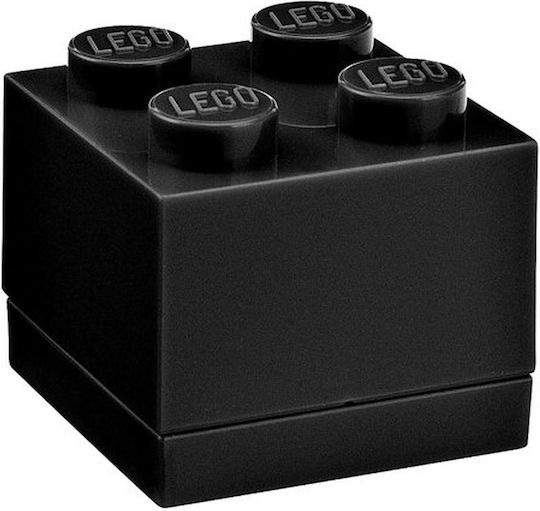 LEGO Kinder Aufbewahrungsbox aus Kunststoff Schwarz 1Stück