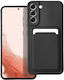 Forcell Card Back Cover Σιλικόνης με Υποδοχή για Κάρτες Πράσινο (Galaxy A34)