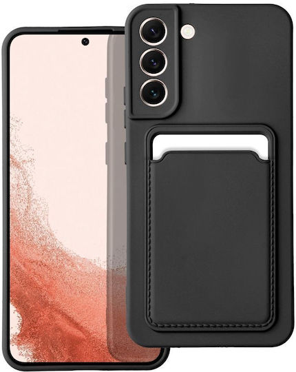 Forcell Card Back Cover Σιλικόνης με Υποδοχή για Κάρτες Πράσινο (Galaxy A34)