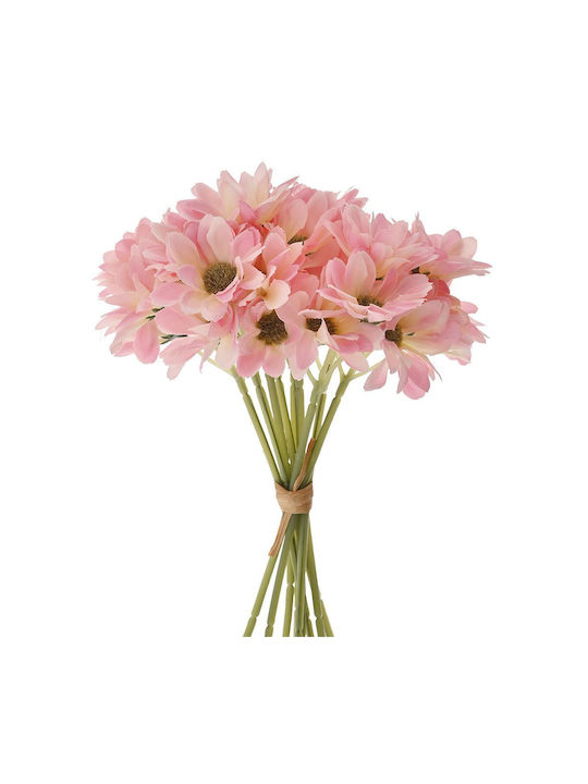 Iliadis Bouquet of Artificial Flowers Rose Pink 30cm 1pcs