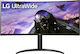 LG 34WP65CP-B Ultrawide VA HDR Curved Gaming Monitor 34" QHD 3440x1440 160Hz με Χρόνο Απόκρισης 5ms GTG