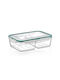 Chios Hellas Microwave Plastic Lunch Box Transparent 2000ml