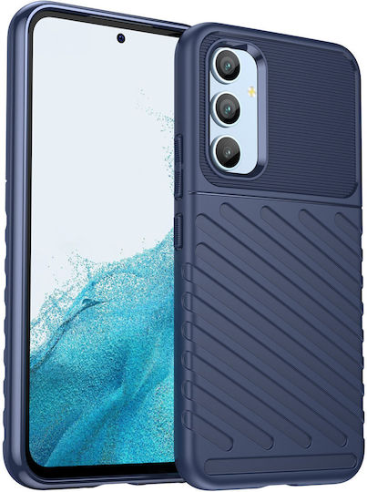 Hurtel Thunder Back Cover Silicon Albastru marin (Galaxy A54)