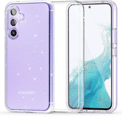 Tech-Protect Flexair Hybrid Umschlag Rückseite Silikon Glitter (Galaxy A54)