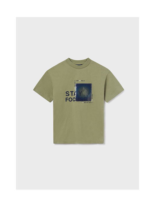 Mayoral Kids T-shirt Khaki