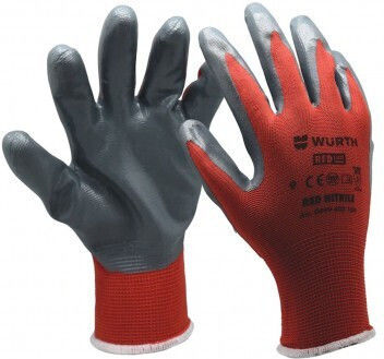 Wurth Uni Top N.09 Mănuși de Lucru Kaki Nitril/Poliester 1buc