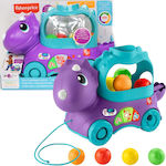 Mattel Schiebespielzeug Poppin Triceratops mit Musik und Geräuschen für 12++ Monate