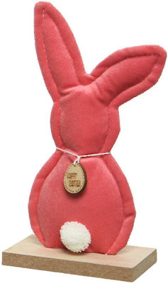 Easter bunny made of velvet 24CM 5x11x24cm Pink Kaeming