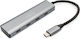 Digitus 4-Port USB 3.1 Hub with USB-C Connection Gray