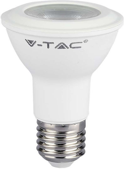 V-TAC LED-Lampe 5.8W 84mm für Fassung E27 und Form PAR20 Warmes Weiß 425lm