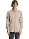 Hummel Langärmlig Leinen Hemd Beige