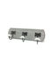 ArteLibre Wall Hanger Wooden 3 Hooks Gray 40x12x1.3cm