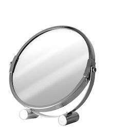 ArteLibre Tabletop Makeup Mirror Silver