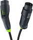 Green Cell Habu EV Mobile Charger Преносим Трифазен Зарядна станция за електромобили 11кВт с Вграден кабел Тип 2 (EVGC01)
