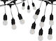 Hanging Solar Light Garland Warm White 2700K with Remote Control