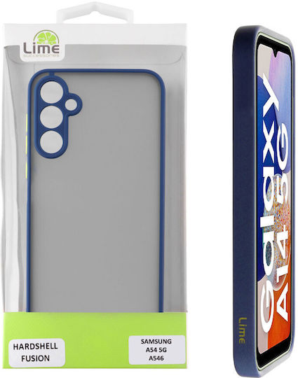 Lime Hardshell Fusion Back Cover Plastic Albastru (Galaxy A54)