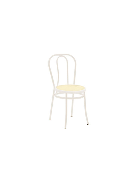 Wien Kitchen Metallic Chair Ecru / Beige 40x47x...